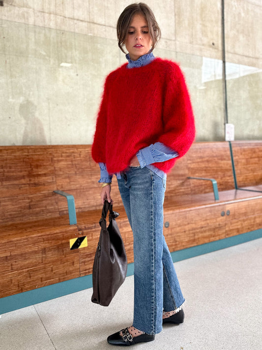 Red ANNIE knit