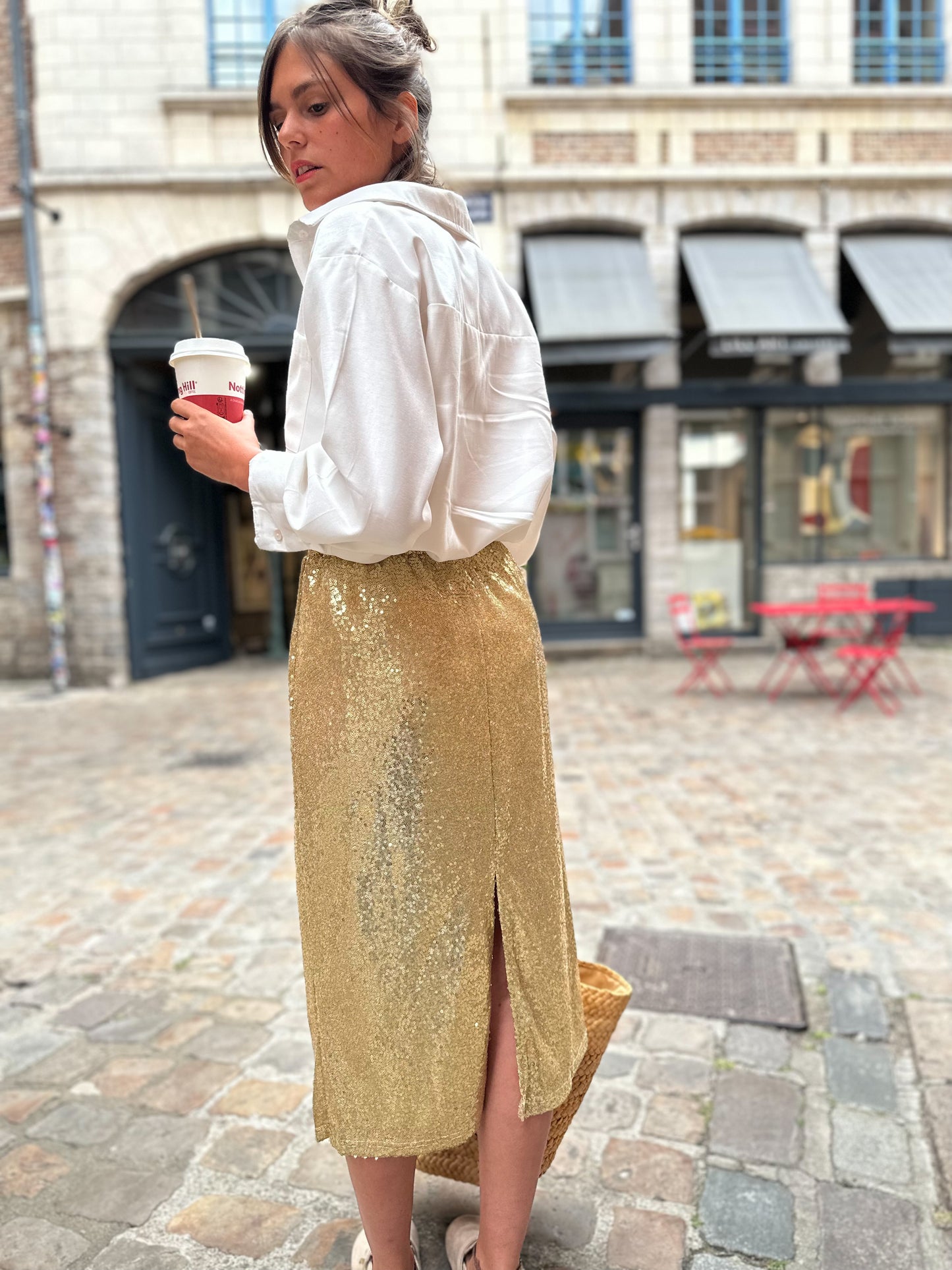 Gold skirt MARLA